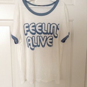 Feelin' Alive Ringer Tee
